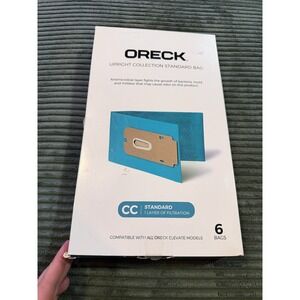 Oreck CC Standard Upright Vacuum Cleaner Bags 1‎ Layer Filtration 5 Bags AK1CC6